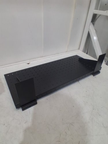 sincheeway heavy duty slatwall shelf - 24" x 10" - black image 4