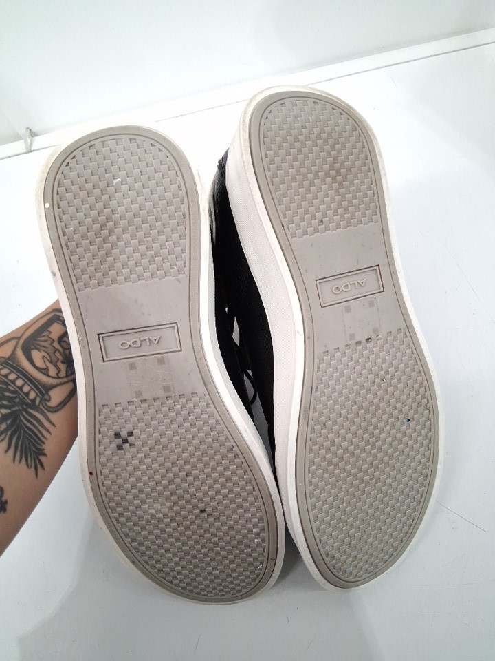 men's aldo Court Shoe - size 11 - black/white (style: 3322511) image 3