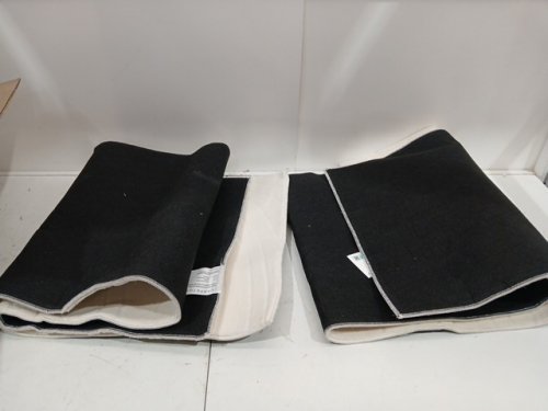 2pk ecarpet gallery machine washable runner rug - 77" x 22" - White image 3