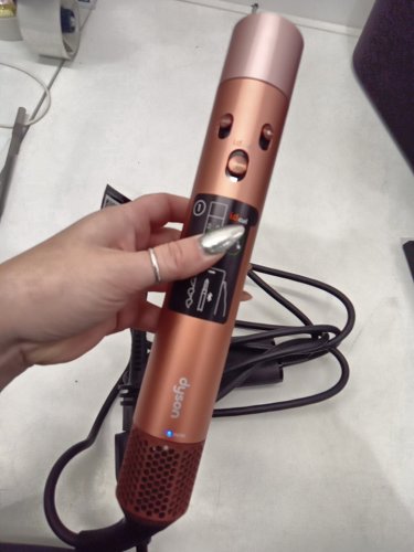 6PC DYSON i.d curly + coily airwrap multi styler and hair dryer with bluetooth - amber silk ( model: hs08) image 8