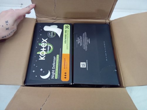 72pk Kotex Ultra Thin Overnight Pads With Wings image 3