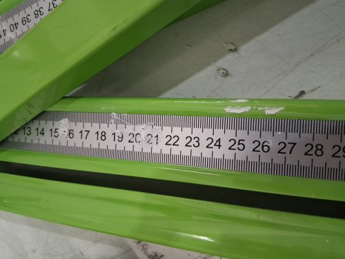 manual tile cutter with laser guide - 31.5" max cutting width, 15mm (0.6") max cutting thickness - green - (model: e300-800) image 11