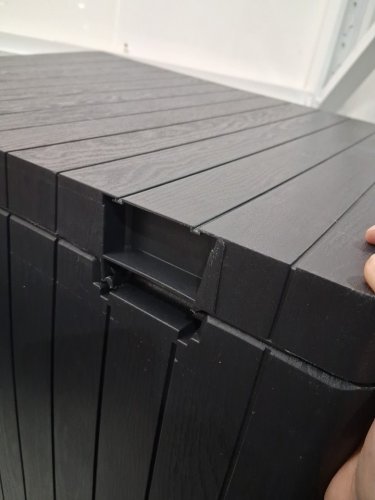 Keter City weatherproof Resin Deck Box - 30 GALLON - BLACK/GRAPHITE (model: 251987) image 5
