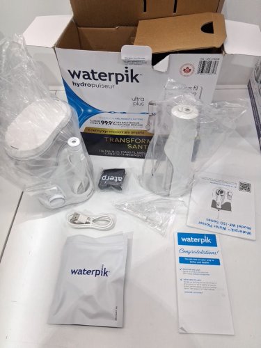 Waterpik Ultra Plus & Cordless Enhance Water Flosser Combo Pack - White (Model: 2702338) image 3