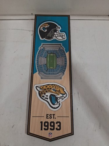 YouTheFan NFL Jacksonville Jaguars 3D Stadium - 6" x 19" image 3