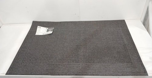 TRIBECA INDOOR/OUTDOOR MAT - 30" X 47" - GREY/BLACK (MODEL: 1890009) image 3