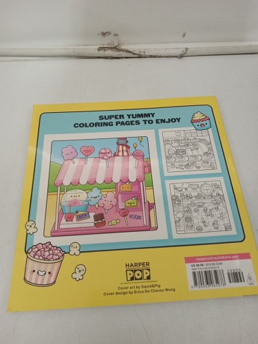 (Paperback) Cozy Colouring: Food & Snacks A Comfy Vibe Colouring Book with 10pk crayons image 3