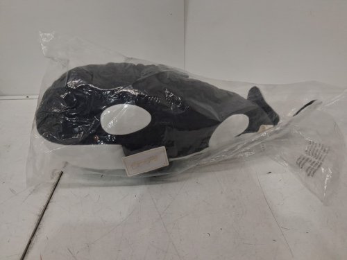 bukowski oreo the orca plush toy - 24" - black/white image 2