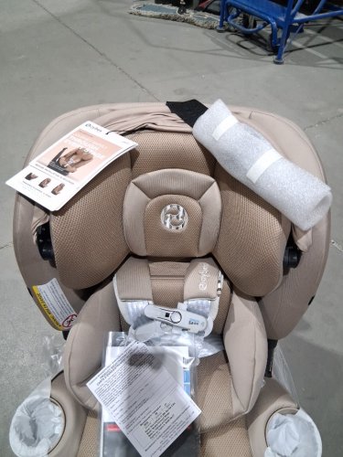 CYBEX GOLD CALLISTO G 360 ROTATING ALL-IN-ONE CONVERTIBLE CAR SEAT WITH SAFETY ASSURE PROTECTION SYSTEM - 120LBS MAX - ALMOND BEIGE (MODEL: 524000601) image 6