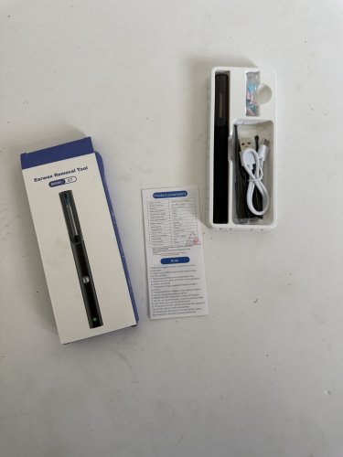 18PC EARWAX REMOVAL TOOL WITH INTERCHANGEABLE SPOONS - BLACK (MODEL: C7) image 3
