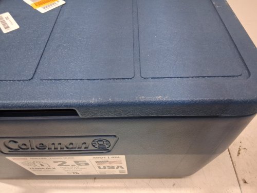 coleman chiller series templock Insulated Portable Cooler WITH HANDLES - 48QT - navy (model: 2226955) image 4
