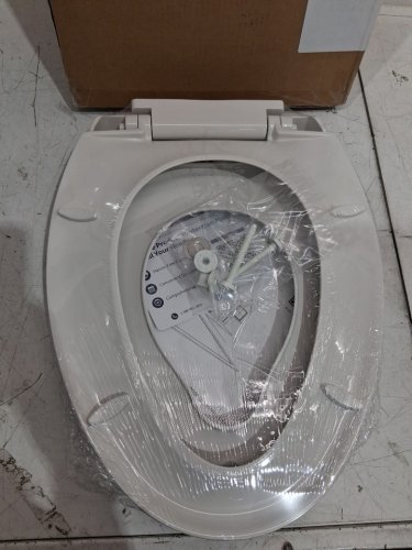 GARVEE ELONGATED TOILET SEAT WITH BUILT-IN POTTY-TRAINING WITH SEAT SOFT CLOSE MAGNETS - 18.4" - WHITE (PHO_161CLN96) image 4
