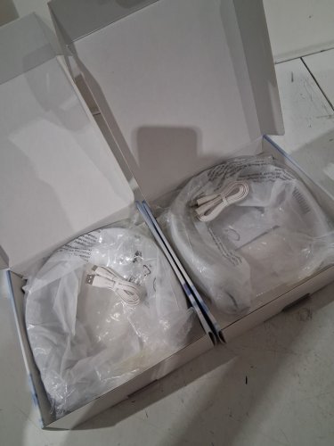 2PK JISULIFE rechargeable cooling Neck Fans - WHITE (MODEL: 2789239) image 3
