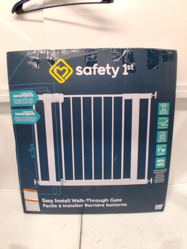 SAFETY 1ST EASY INSTALL WALK THROUGH BABY GATE - 29" - 38" X 28" - WHITE (MODEL: GA105CWHOF2) image 2