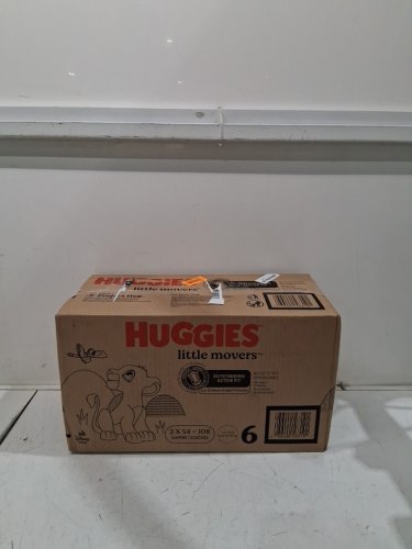108pk huggies little movers outstanding active fit disposable baby diapers - size 6 (35lb+) - disney baby lion king (style: 56319) image 2