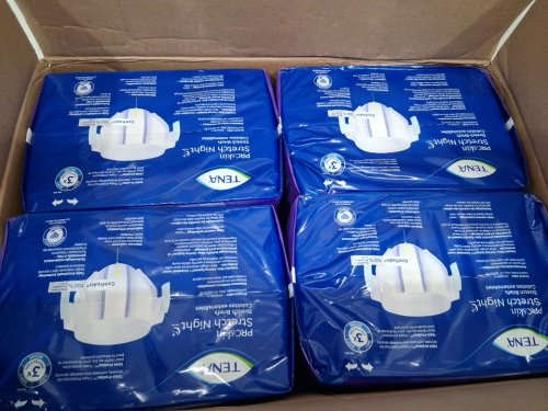 48PK TENA unisex proSKIN OVERNIGHT Stretch briefs - MEDIUM (model: 055754v-00) image 3