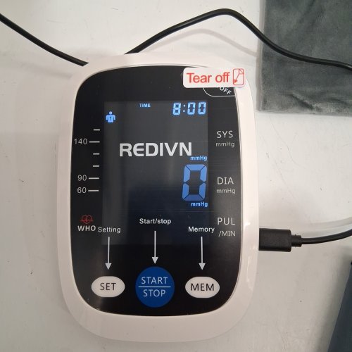 REDIVN ARM TYPE ELECTRONIC BLOOD PRESSURE MONITOR - WHITE/BLACK (MODEL: BSX568) image 4