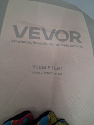 pop up bubble tent with waterproof top cover - 15ft x 7FT, fits up to 15 people - beige - (model: 121088) image 7