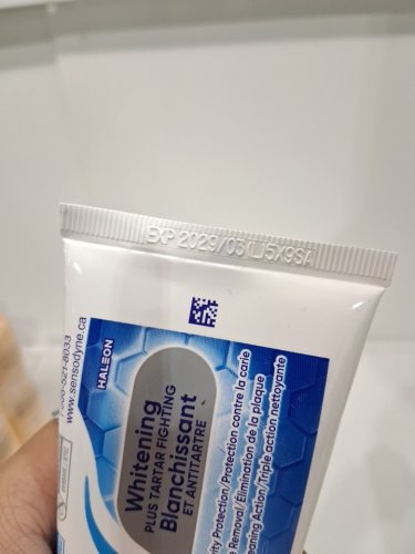 4PK SENSODYNE TRIPLE CLEANING TOOTHPASTE - WHITENING plus tartar fighting - 145ML/EACH image 4