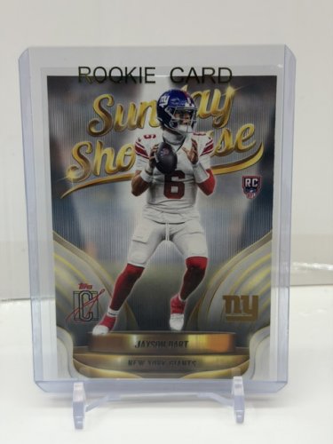 JAXON DART ROOKIE CARD - TOPPS CHROME SUNDAY SHOWCASE INSERT (SS-1) image 3