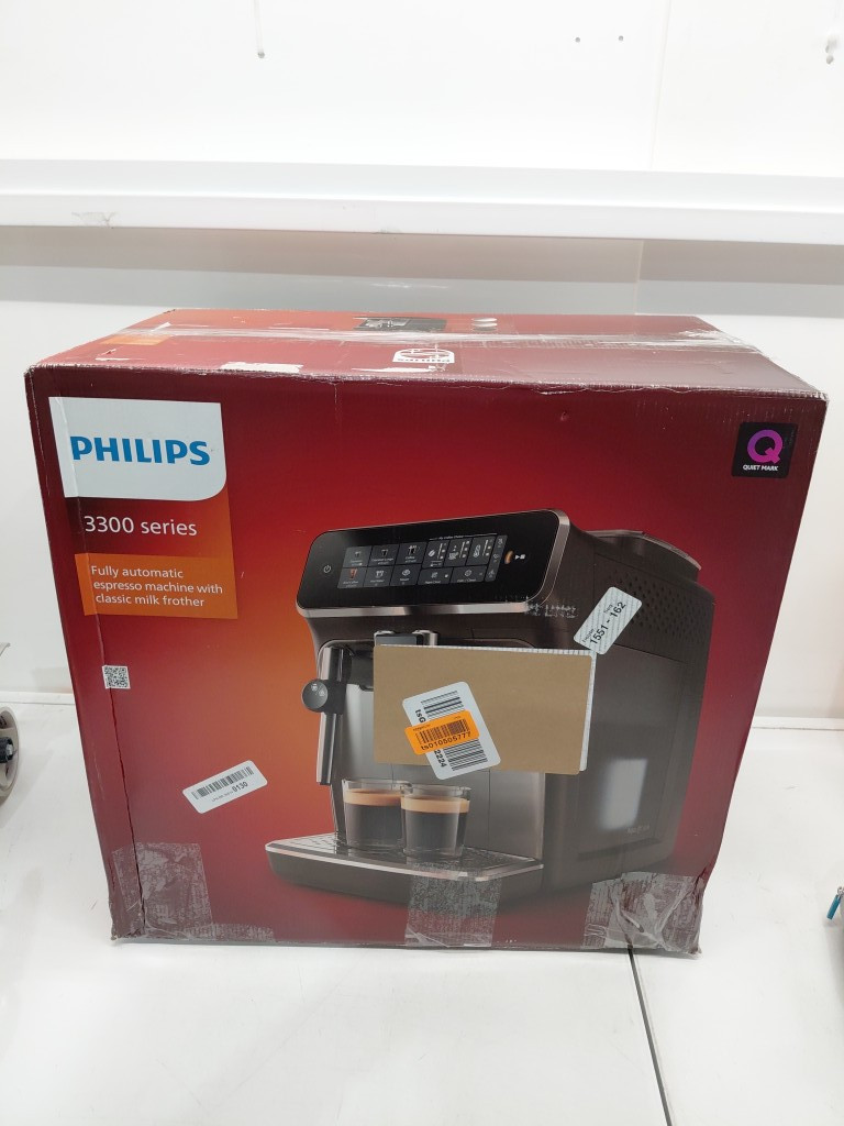 Philips 3300 Series Fully Automatic Espresso Machine With Intuitive Touch Display & Classic Milk Frother - Black/Chrome - (MODEL: EP3326/90) image 8
