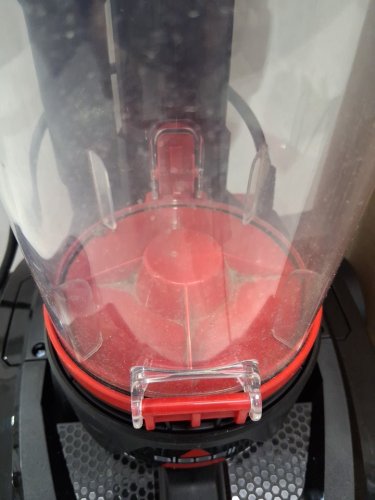 bissell cleanview compact upright vacuum - black/red (model: 3508B) image 3