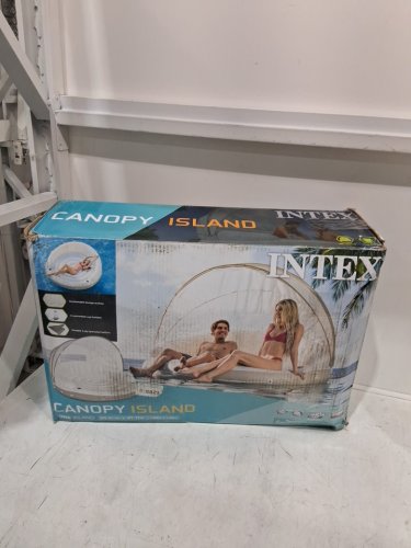 INTEX INFLATABLE CANOPY ISLAND FLOAT WITH DETACHABLE DOME COVER - 6.5FT X 4.9FT (MODEL:58292Q) image 3