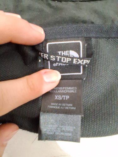 WOMENS THE NORTH FACE WATERPROOF WINDPROOF JACKET - EXTRA SMALL - BLACK image 3