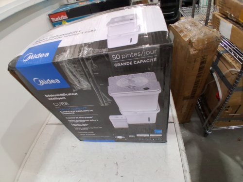MIDEA CUBE 50 PINT SMART WIFI DEHUMIDIFIER - 4,500 SQ. FT - WHITE (MODEL: MAD50S1QWT-A) image 9