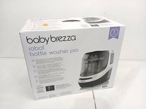 BABYBREZZA 3-IN-1 BOTTLE WASHER PRO  WASHER/STERILIZER/DRYER - HOLDS 4 BOTTLES - BLACK/WHITE (MODEL: BRZ0103) image 2