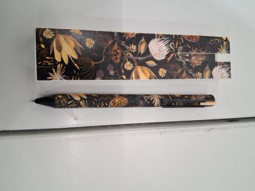 Bruno Visconti Gel Click Pen in a Gift Box With 2 Refills - 0.38 mm - Black/Night Flowers (Model: 20-0446/01) image 3