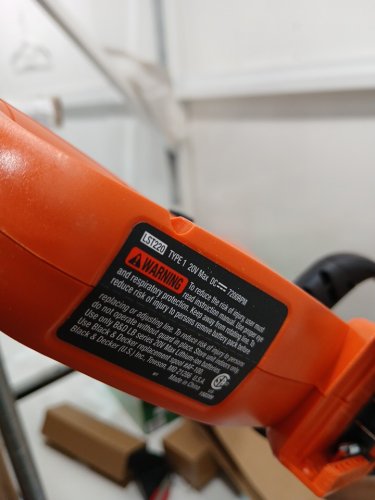 BLACK+DECKER 3-IN-1CORDLESS  STRING TRIMMER, EDGER, and LAWN MOWER with 2 batteries, and charger - 6.5 AMP - ORANGE/BLACK (MODEL : MTC220/lst220) image 3