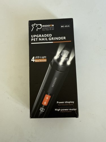IREDOON Dog Nail Grinder with 4 LED Lights, 3 Speeds Super Quiet for Pets - BLUE (MODEL: MC-05/A) image 2