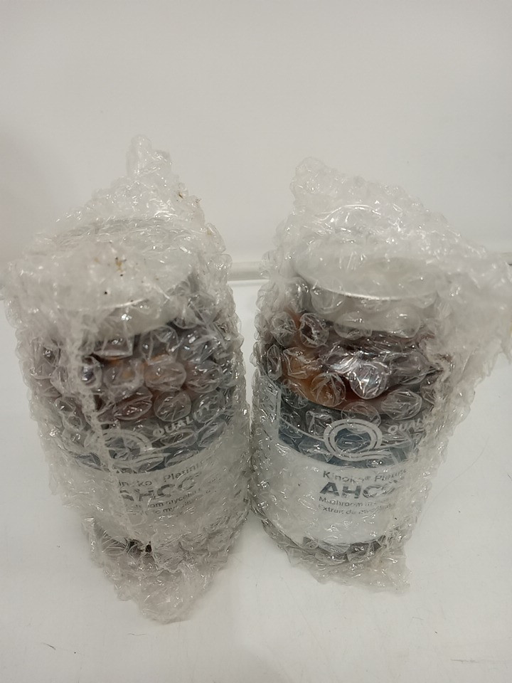 2 (60 capsules) quality of life kinoko platinum AHCC mushroom mycelia extract veggie capsules - 750g image 3