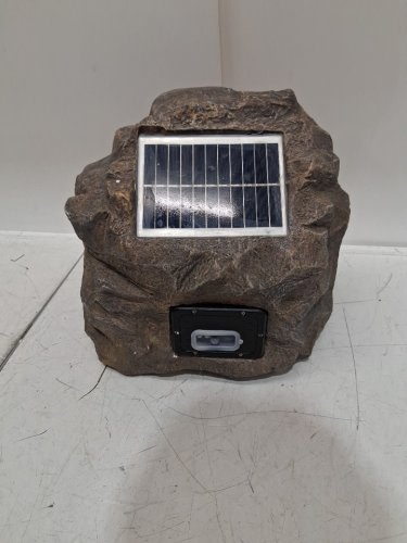Alpine Solar Bluetooth Enabled Rock Speaker - Grey image 4