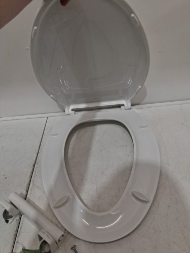 KOHLER CACHET ELONGATED TOILET SEAT - FITS BOWLS 18-5/8" - CREAM WHITE (MODEL: 4636-RL-0) image 4