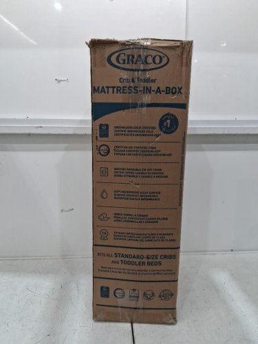 GRACO PREMIUM FOAM MATTRESS-IN-A-BOX, CRIB, and TODDLER - FITS ALL STANDARD SIZED CRIBS - WHITE - (model: 06710-400-oc) image 6
