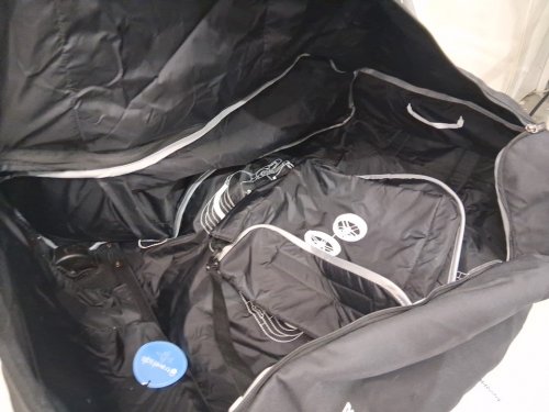 uppababy travel bag fits all vista cruz strollers - 21'' x 33"" - black/grey - (model: p011799-0920-stb-ww) image 5