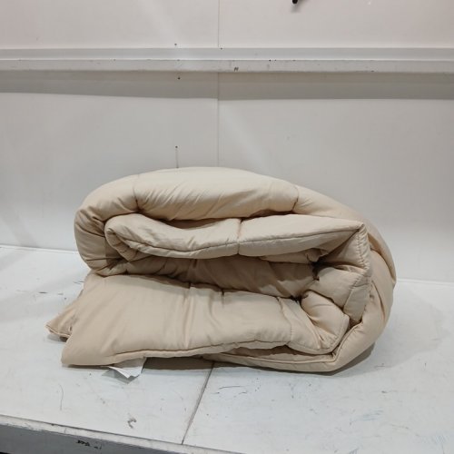 UTOPIA BEDDING Box Stitched Down Alternative Comforter - QUEEN -  BEIGE - (MODEL:UB1451) image 2