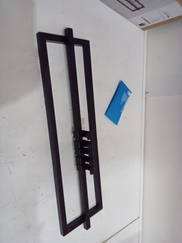 umbra cubiko wall mounted 5-hook wall hanger - 21" x 6" x 2.5" - black image 3