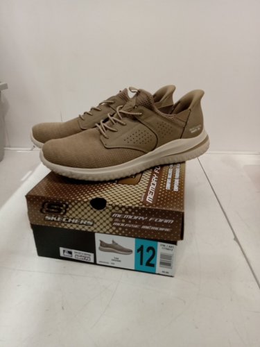 MEN'S Skechers Delson Shoe with memory foam - size 12 - TAN HAVANE (STYLE : 1776012) image 2