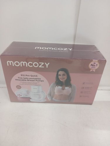 Momcozy Breast Pumps S12 Pro Quick -Hands-Free Wearable and Wireless Pump with DoubleFit Hybrid Flange - 3 Modes and 9 Levels - Smart Display-DoubleFit Hybrid Flange - white image 5