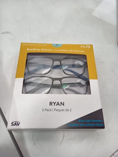 2PK Innovative Eyewear Ryan Reading Glasses - +1.75 - BLACK/NAVY/GREY (MODEL:8854150) image 2