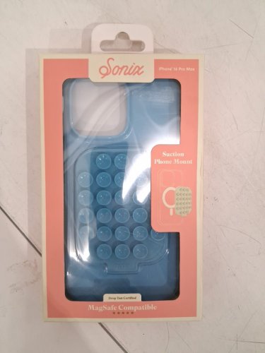 SONIX magsafe compatible phone case for IPHONE 16 PRO with MAX SUCTION PHONE MOUNT - BLUE (Model: A25-S005-M011) image 3