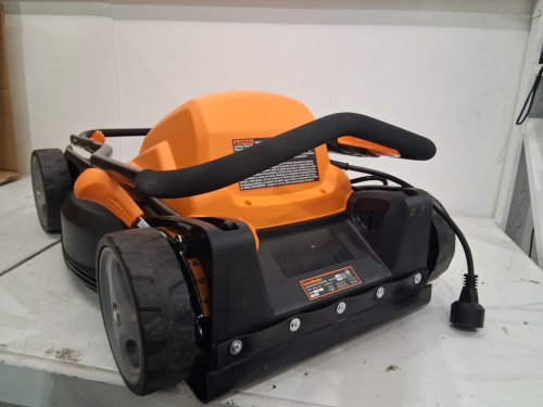 LawnMaster 19" Electric Lawn Mower - 1.5"-4" depth - 12AMP - black/orange (Model: ME1218X) image 7
