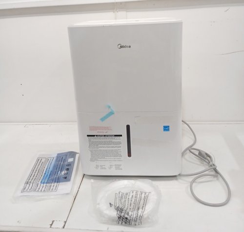 MIDEA ENERGY STAR CERTIFIED EASYDRY DEHUMIDIFIER - 50 PINTS/DAY - 4500SQ.FT - WHITE (MODEL: MAD50P1AWS) image 3