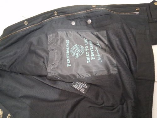 men's milwaukee leather Armored Long Sleeve Biker motorcycle jacket - XL - black (style:mpm1623) image 3