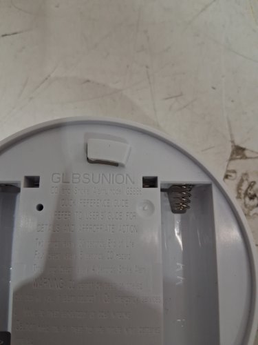 SITERWELL ELECTRONICS BATTERY POWERED COMBINITION CO/SMOKE ALARM - 4" X 4" X 1.5" - WHITE (MODEL: GS886) image 4