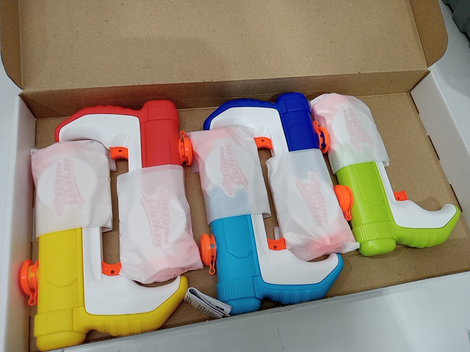 5pk Nerf Super Soaker Piranha Multipack Water Blasters - 6oz each - multicolour (Model: F3885) image 4