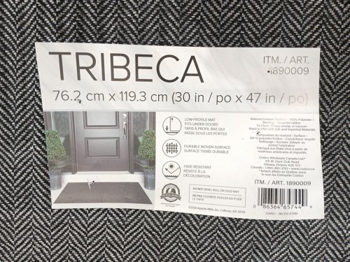 TRIBECA INDOOR/OUTDOOR MAT - 30" X 47" - GREY/BLACK (MODEL: 1890009) image 5